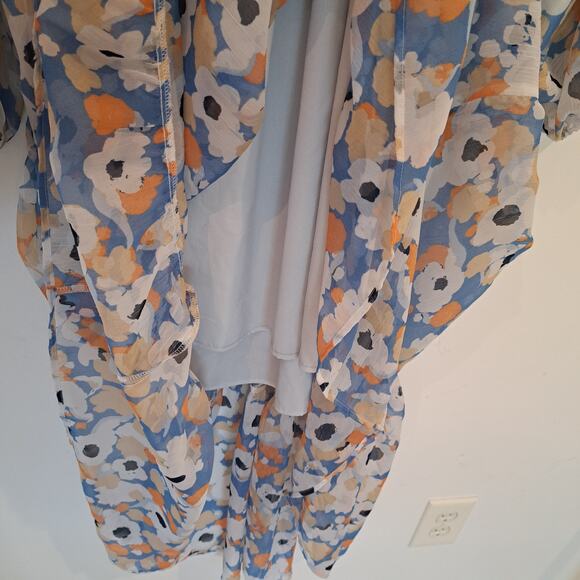 Joie‎ XL Floral Dress Midi Cottage Cottagecore Romantic Summer - Picture 5 of 11